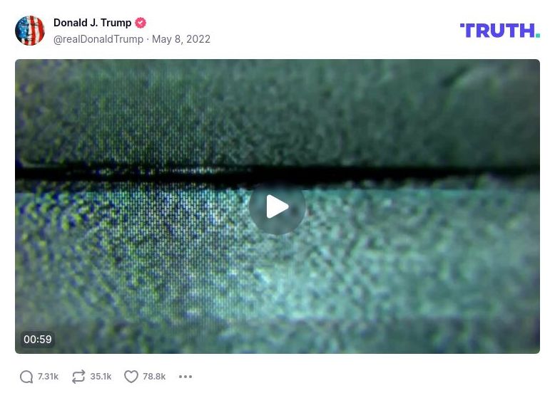 Post preview from Donald Trump