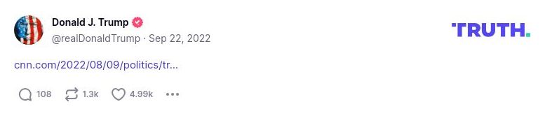 Post preview from Donald Trump