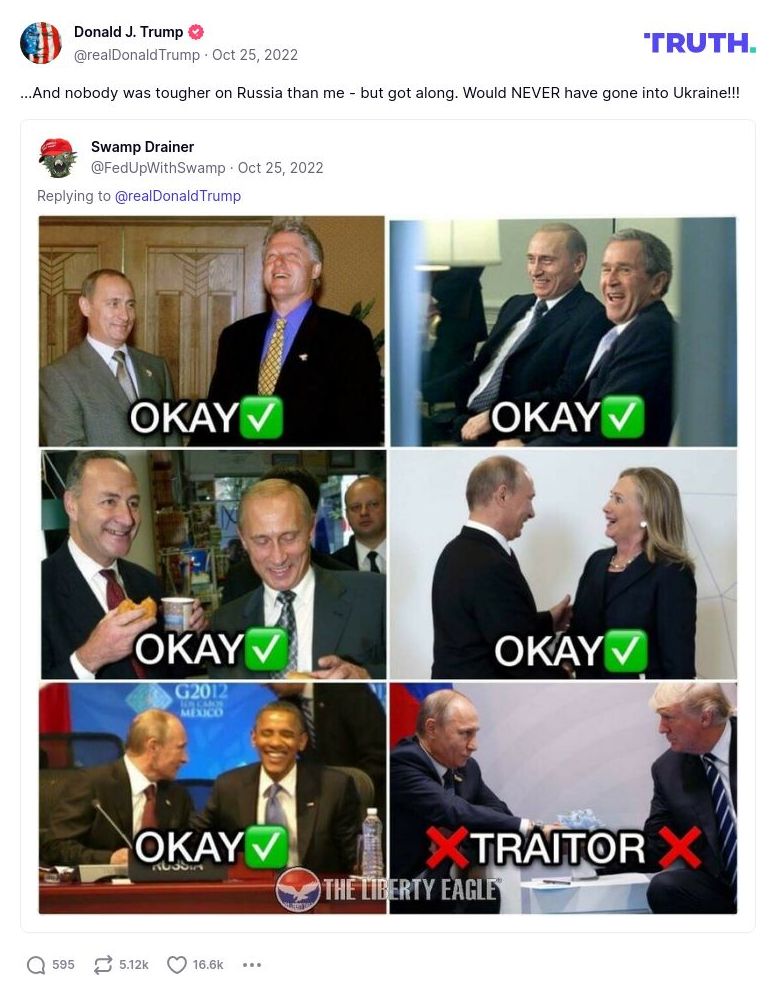 Post preview from Donald Trump