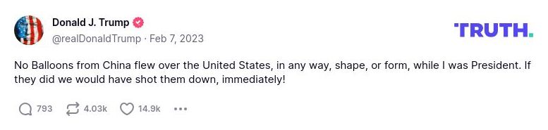 Post preview from Donald Trump