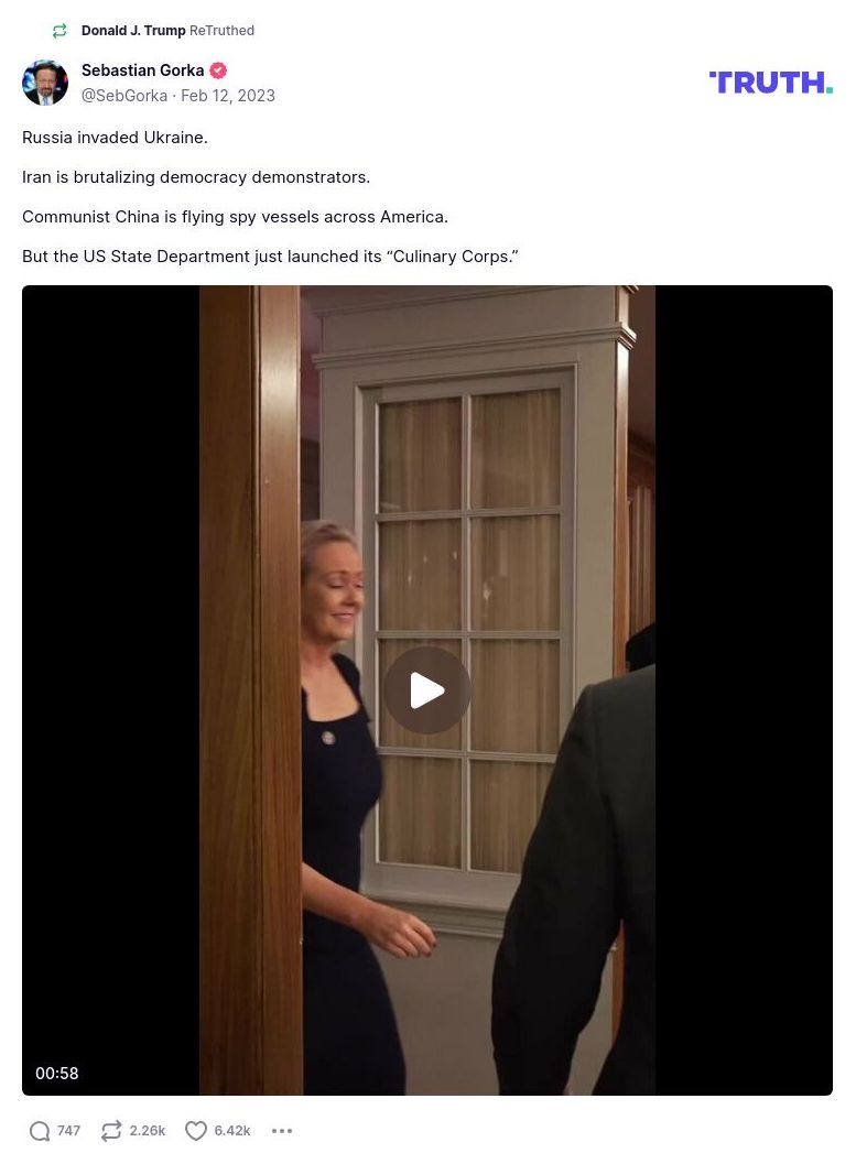 Post preview from Donald Trump