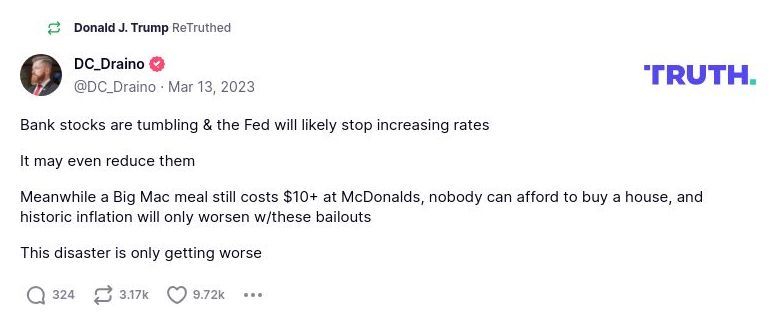 Post preview from Donald Trump