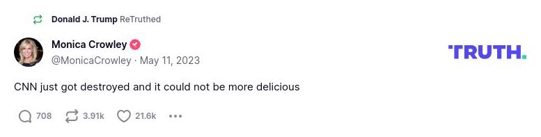 Post preview from Donald Trump