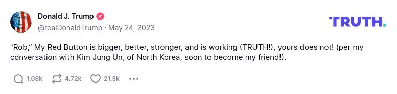 Post preview from Donald Trump