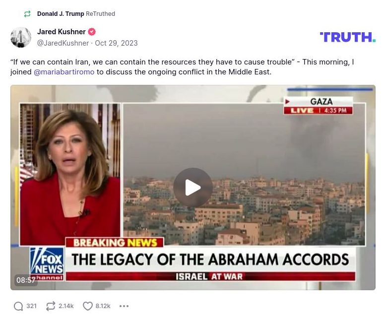 Post preview from Donald Trump