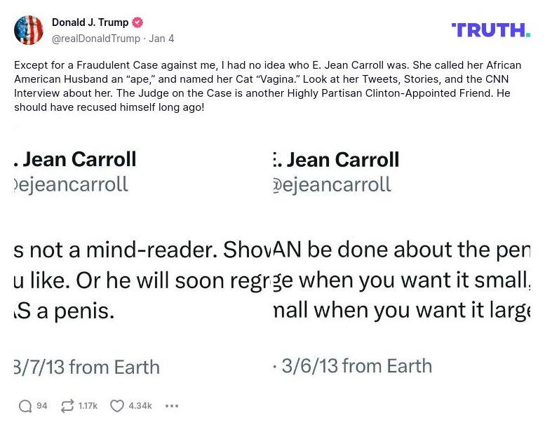 Post preview from Donald Trump