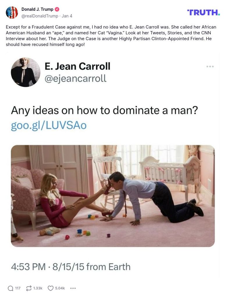 Post preview from Donald Trump