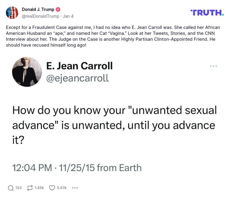 Post preview from Donald Trump