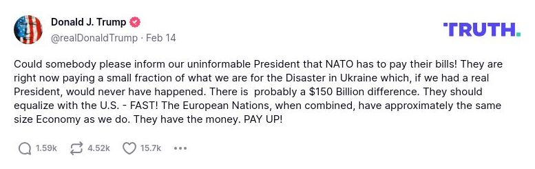 Post preview from Donald Trump