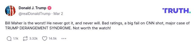 Post preview from Donald Trump