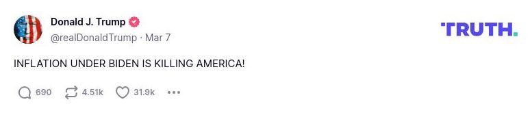 Post preview from Donald Trump