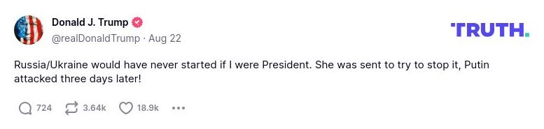 Post preview from Donald Trump