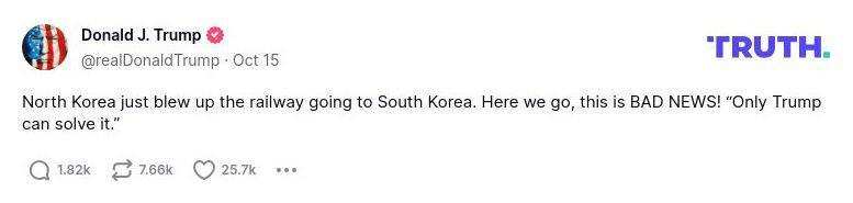 Post preview from Donald Trump