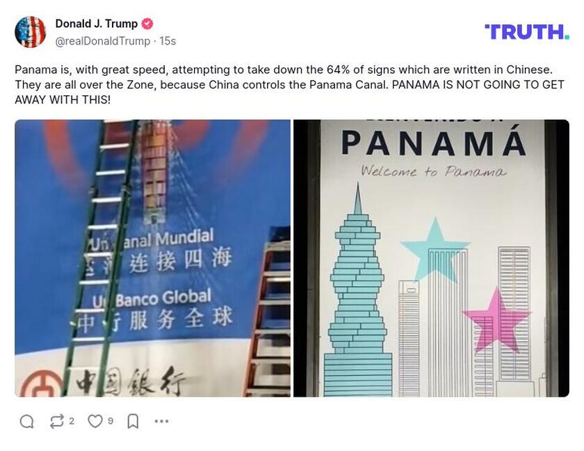 Post preview from Donald Trump