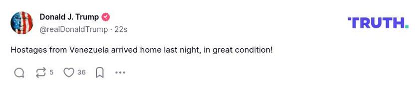 Post preview from Donald Trump