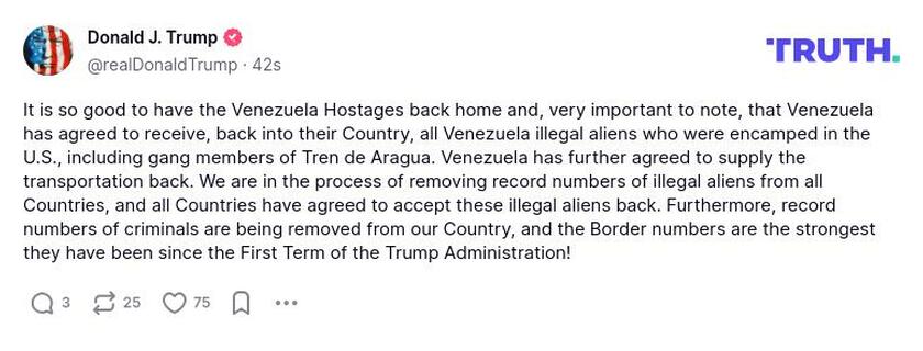 Post preview from Donald Trump