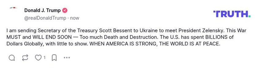 Post preview from Donald Trump