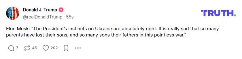 Post preview from Donald Trump