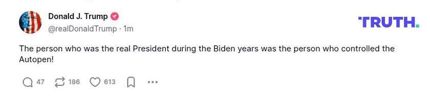 Post preview from Donald Trump