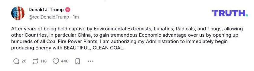 Post preview from Donald Trump