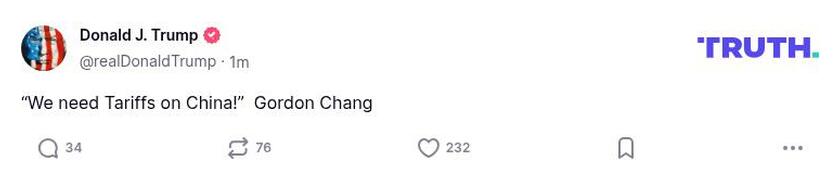 Post preview from Donald Trump