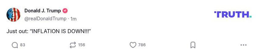 Post preview from Donald Trump