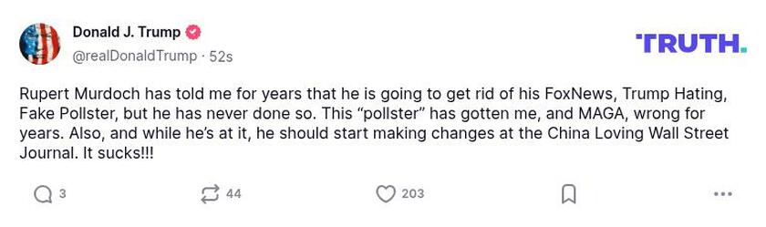 Post preview from Donald Trump