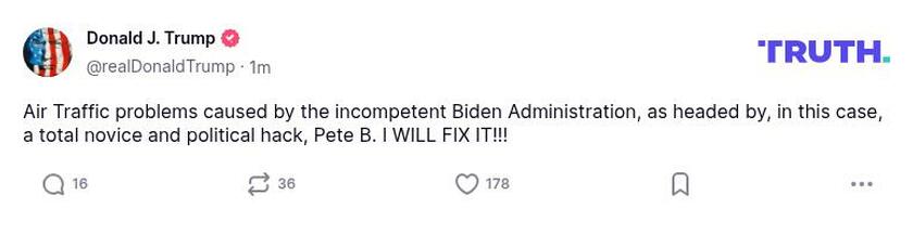 Post preview from Donald Trump