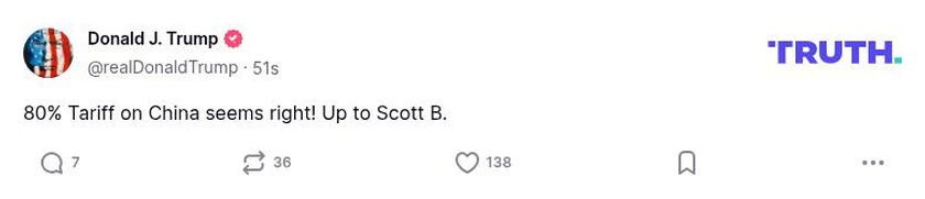 Post preview from Donald Trump