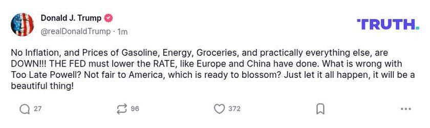 Post preview from Donald Trump