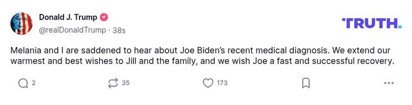 Post preview from Donald Trump