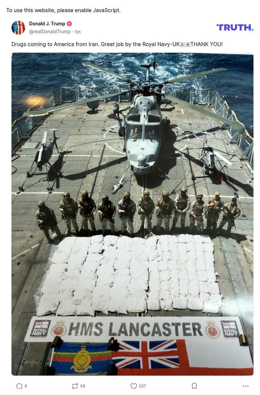 Post preview from Donald Trump