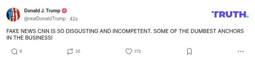 Post preview from Donald Trump