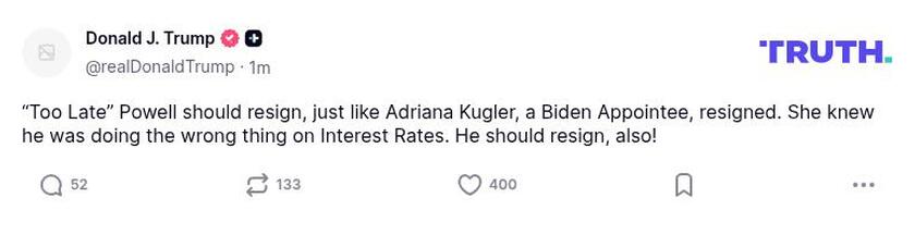 Post preview from Donald Trump