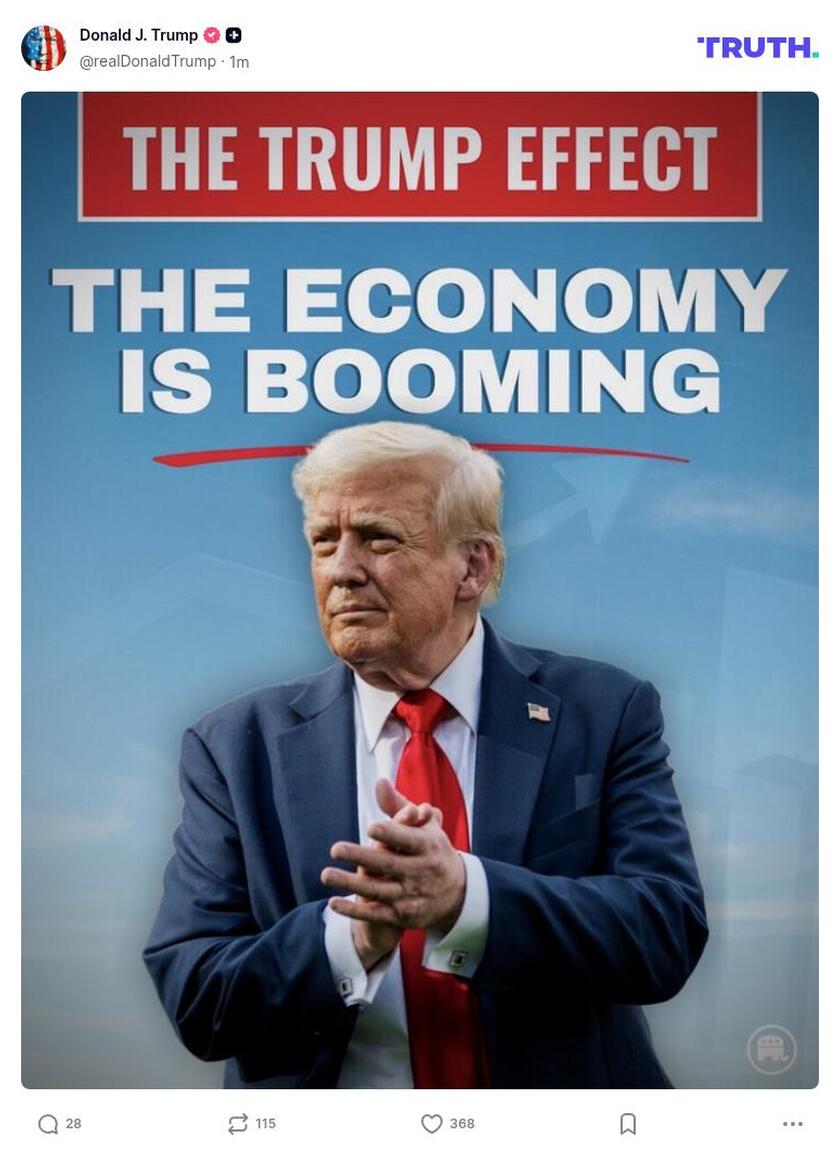 Post preview from Donald Trump