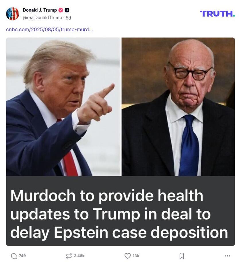 Post preview from Donald Trump