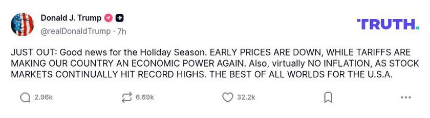 Post preview from Donald Trump