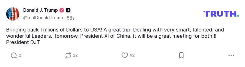 Post preview from Donald Trump