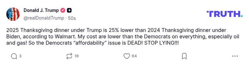 Post preview from Donald Trump