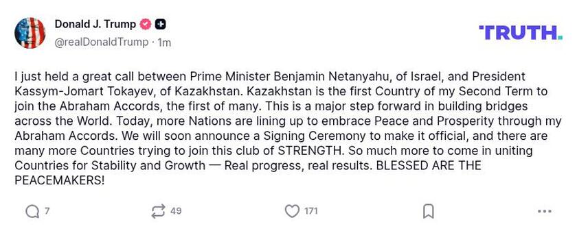 Post preview from Donald Trump