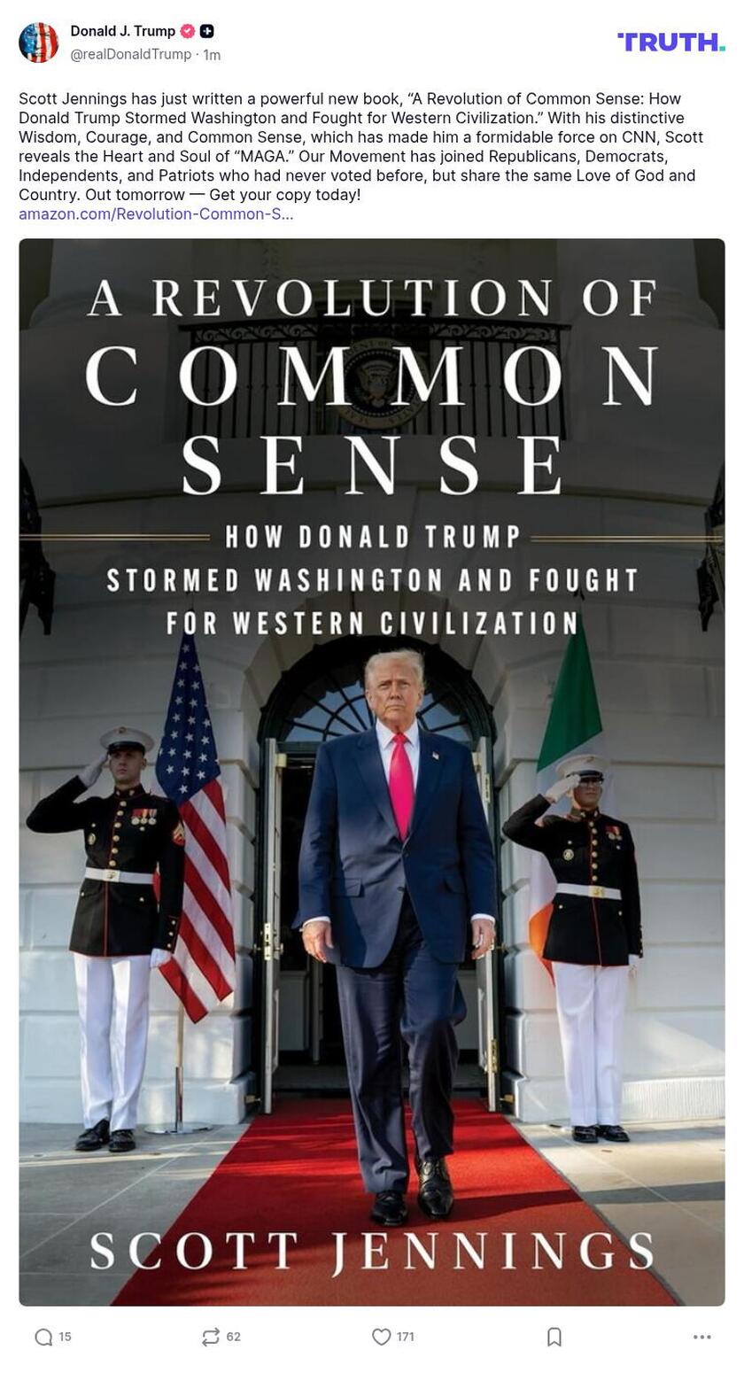 Post preview from Donald Trump