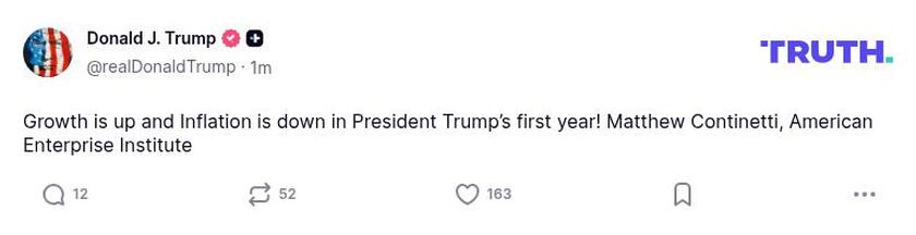 Post preview from Donald Trump