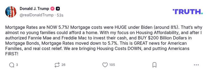 Post preview from Donald Trump