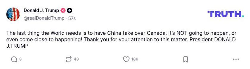 Post preview from Donald Trump