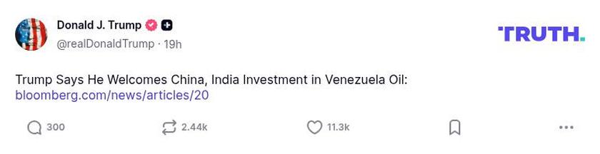 Post preview from Donald Trump