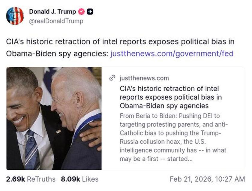 Post preview from Donald Trump