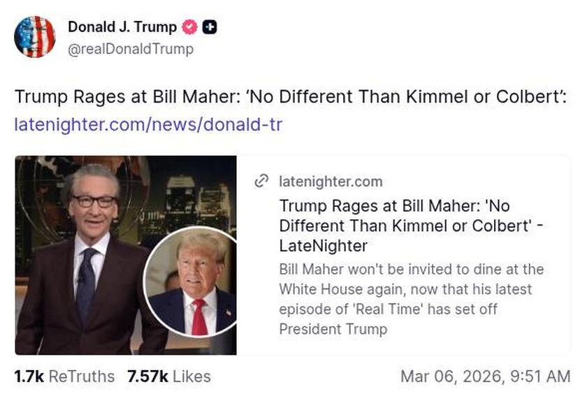 Post preview from Donald Trump