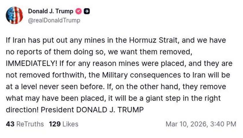 Post preview from Donald Trump