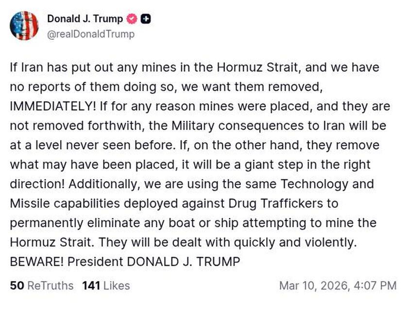 Post preview from Donald Trump