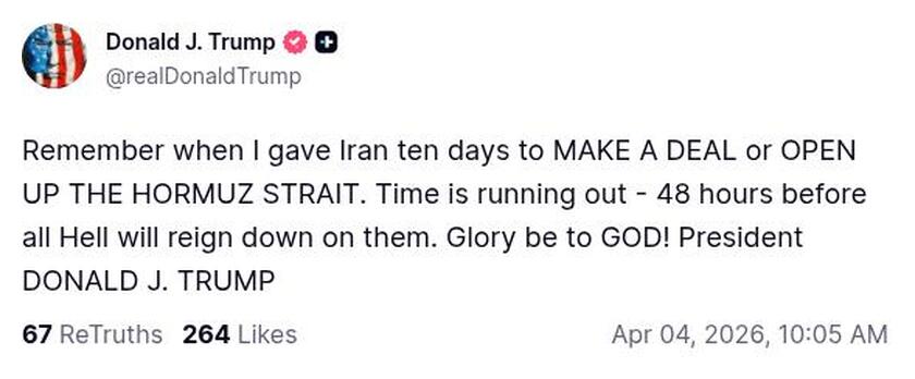 Post preview from Donald Trump